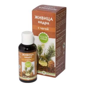 Живица кедра 12,5% с чагой