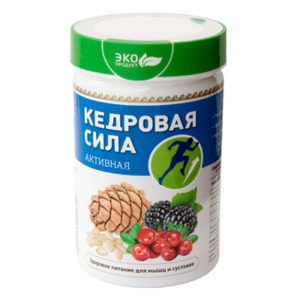 Продукт Белково-Витаминный «Кедровая Сила Сердечная» Продукт Белково-Витаминный «Кедровая Сила Активная»
