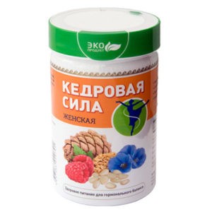 Продукт Белково-Витаминный «Кедровая Сила Сердечная» Продукт Белково-Витаминный «Кедровая Сила Женская»