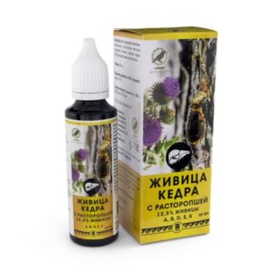 Живица Кедра 12,5% с расторопшей Живица Кедра 12,5% с расторопшей
